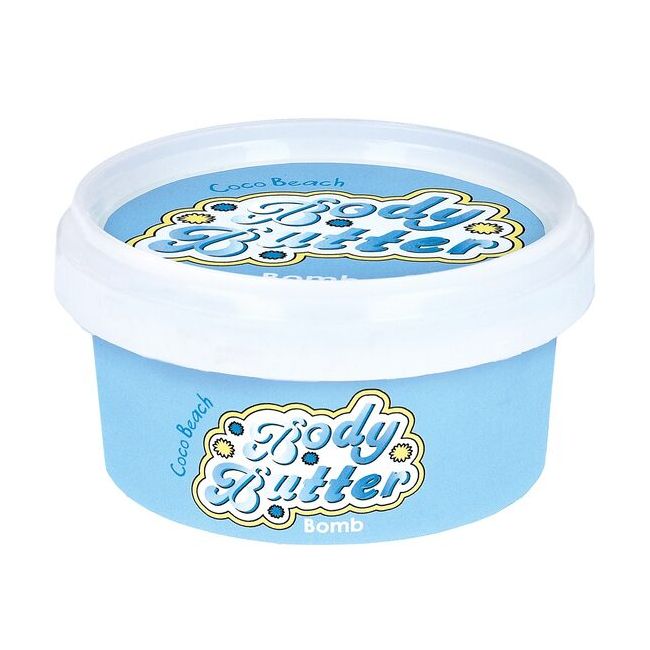 Unt de corp Coco Beach Body Butter 200g, Bomb Cosmetics