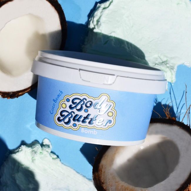 Unt de corp Coco Beach Body Butter 200g, Bomb Cosmetics