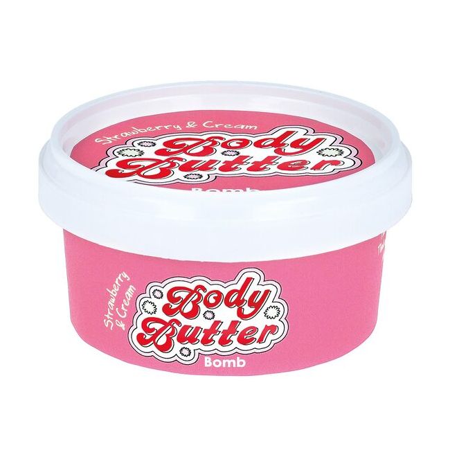 Unt de corp Strawberry & Cream  200g, Bomb Cosmetics