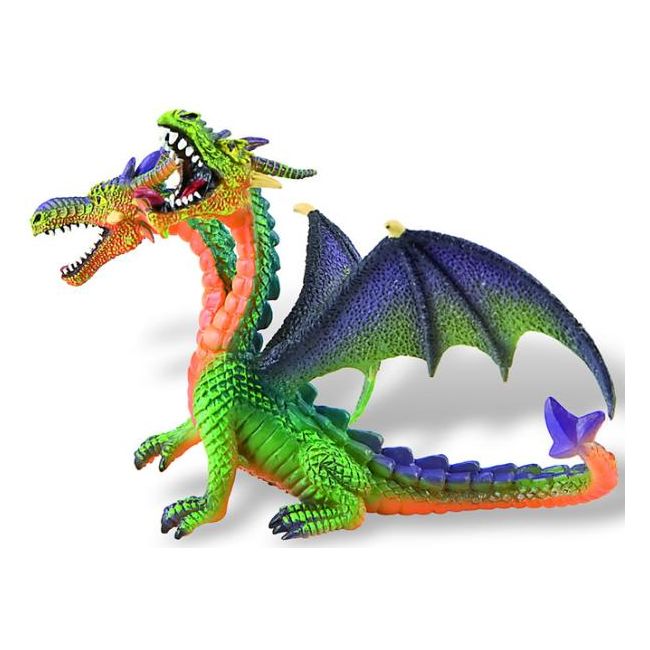 Dragon verde cu 2 capete - BL4007176755969