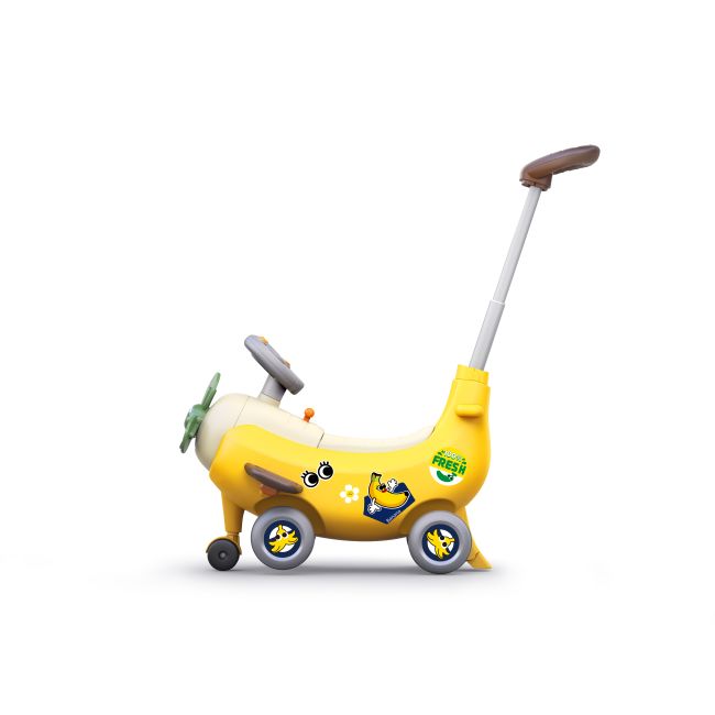 AVION INTERACTIV 4 IN 1 RIDE ON SI MANER DE IMPINGERE BANANA VIVHE9983