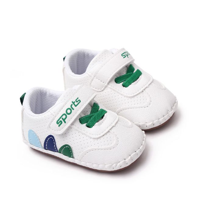 Adidasi albi pentru baietei - leaves mdbnb3007w-1-p27
