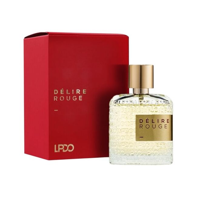 Apa de parfum intensa Delire Rouge, LPDO, Unisex, 30ml