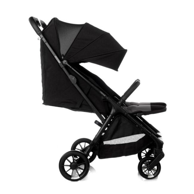 Carucior gemeni pliabil Twinside, Jane, Pliere rapida cu o mana, De la nastere pana la 22 Kg, Cu huse pentru ploaie, Spatare independente, Cu suspensii, Conform cu EN 1888-2:2018+A1:2023, Coal BYN8420421092460