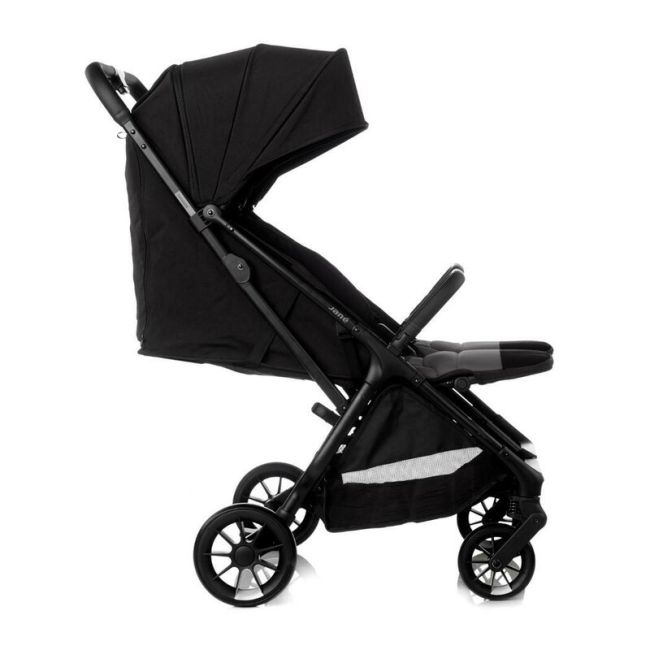 Carucior gemeni pliabil Twinside, Jane, Pliere rapida cu o mana, De la nastere pana la 22 Kg, Cu huse pentru ploaie, Spatare independente, Cu suspensii, Conform cu EN 1888-2:2018+A1:2023, Coal BYN8420421092460