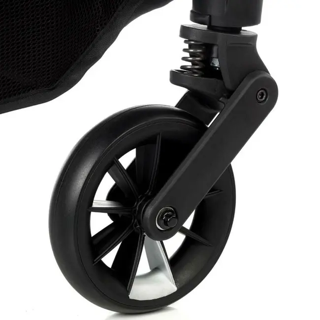 Carucior gemeni pliabil Twinside, Jane, Pliere rapida cu o mana, De la nastere pana la 22 Kg, Cu huse pentru ploaie, Spatare independente, Cu suspensii, Conform cu EN 1888-2:2018+A1:2023, Coal BYN8420421092460