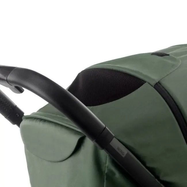 Carucior sport, Jane, Wing, Sistem compact de pliere, Cadru din aluminium, Usor, 6 Kg, De la nastere pana la 22 Kg, Cu geanta transport si husa de ploaie, Conform cu standardul european EN 1888-1:2018+A1:2022, Botanic BYN8420421093443