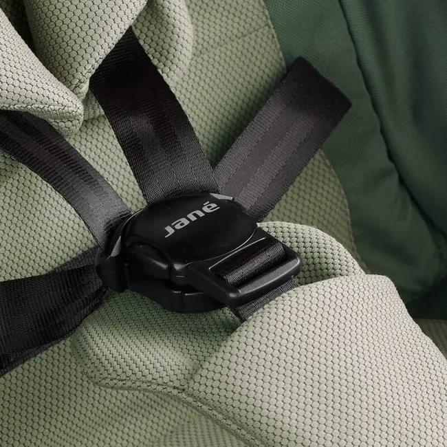 Carucior sport, Jane, Wing, Sistem compact de pliere, Cadru din aluminium, Usor, 6 Kg, De la nastere pana la 22 Kg, Cu geanta transport si husa de ploaie, Conform cu standardul european EN 1888-1:2018+A1:2022, Botanic BYN8420421093443