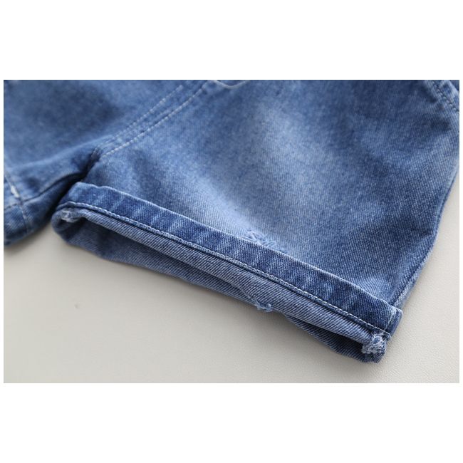 Costumas cu tricou verde si blugi pentru baietei - bear mdxbr27-r1