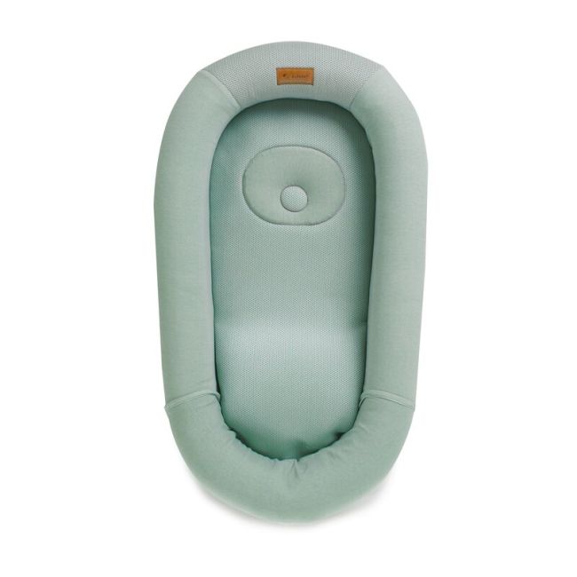 Cosulet confortabil pentru bebelusi, Jane, Joy Baby Nest, Material respirabil 3D, Cu perna pentru prevenire plagiocefalie, Botanic BYN8420421093528