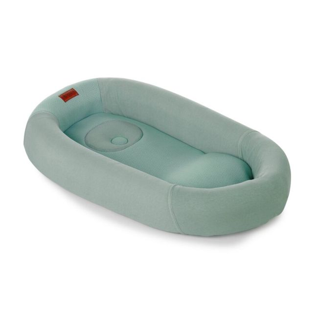 Cosulet confortabil pentru bebelusi, Jane, Joy Baby Nest, Material respirabil 3D, Cu perna pentru prevenire plagiocefalie, Botanic BYN8420421093528