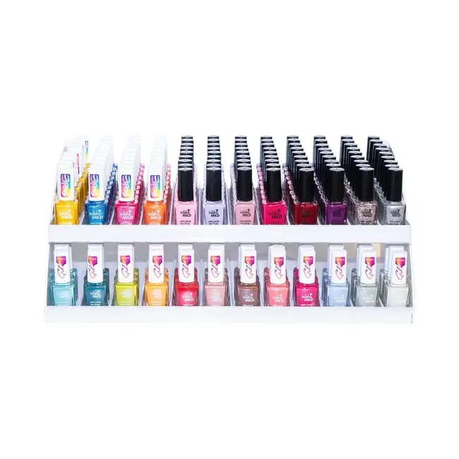 Display de Blat, pentru lac de unghii, Wild & Mild, 216 buc, 42 × 23 × 27 cm