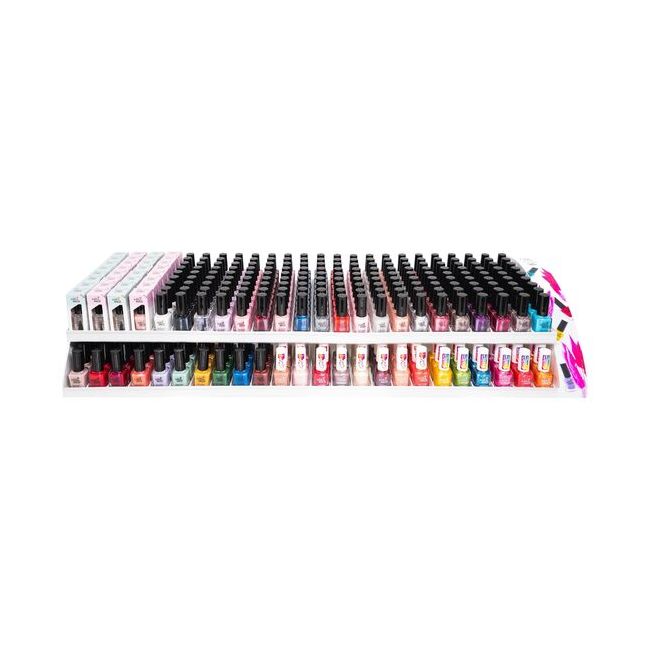 Display de Blat, pentru lac de unghii, Wild & Mild, 432 buc. 88 × 23 × 27 cm