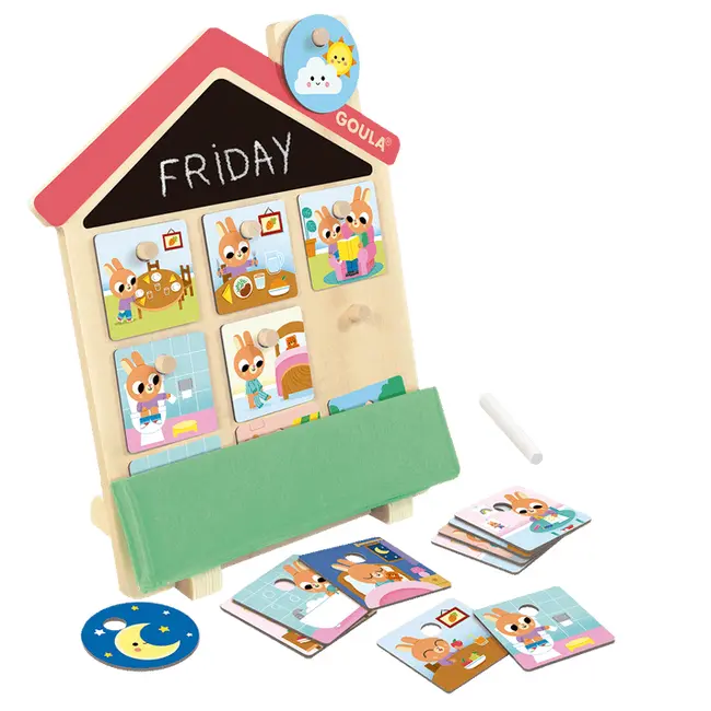 Joc educativ - casuta cu activitati zilnice