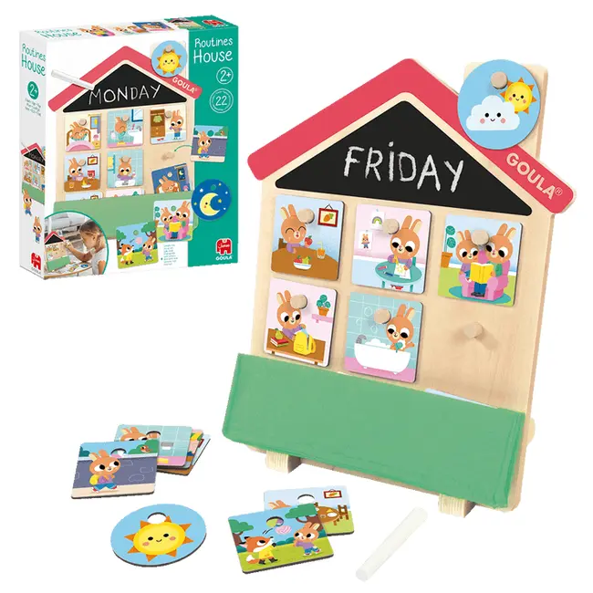 Joc educativ - casuta cu activitati zilnice