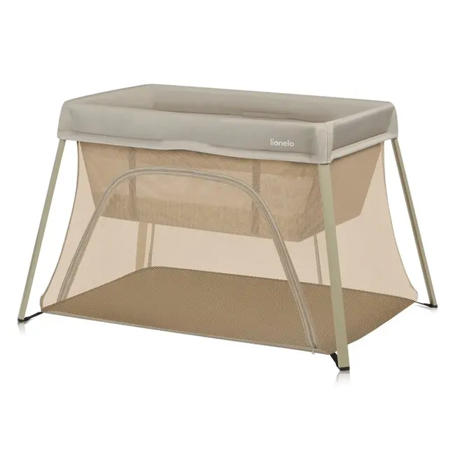 Patut multifunctional, Lionelo, Alice, 3 in 1, 2 trepte de inaltime pentru saltea, Pliabil, Material rezistent Oxford 300D, Cu iesire laterala, Geanta de transport, Pana 15 kg, 0 luni+, 104&times;70&times;74 cm, Bej BYNLO-ALICE_BEIGE_OLIVE