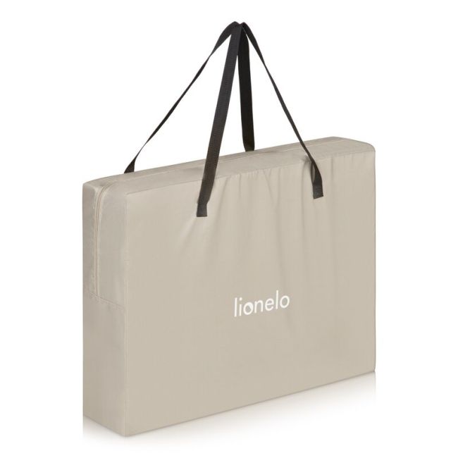 Patut multifunctional, Lionelo, Alice, 3 in 1, 2 trepte de inaltime pentru saltea, Pliabil, Material rezistent Oxford 300D, Cu iesire laterala, Geanta de transport, Pana 15 kg, 0 luni+, 104×70×74 cm, Bej BYNLO-ALICE_BEIGE_OLIVE