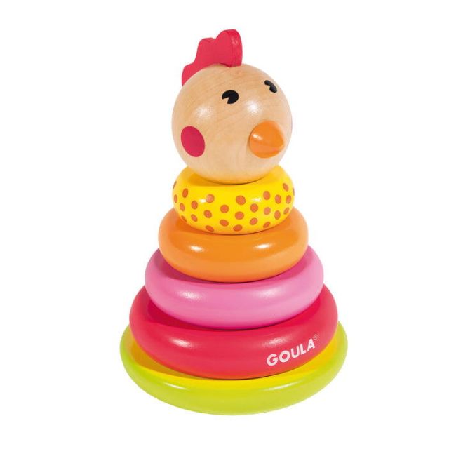 Piramida pentru bebelusi - gainusa colorata