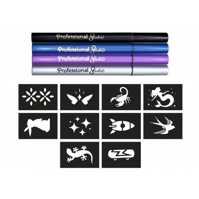 Pixuri pentru tatuaje - silver bk54382