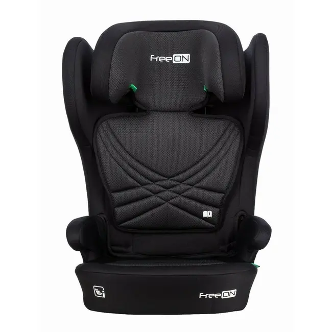 Scaun auto, FreeON, Olymp, I-Size, Cu sistem isofix, Pliabil, 100-150 cm, 4-12 ani, Conform cu standardul european de securitate ECE R129, Black BYN82528