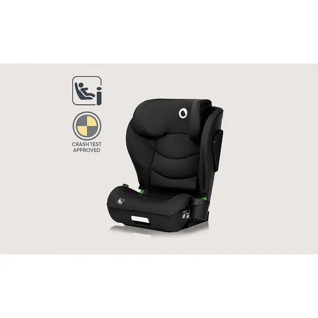 Scaun auto i-Size, Lionelo, Neal, Spatar reglabil in 4 pozitii, Tetiera in 10 pozitii, Suport sticla inclus, 15-36 Kg, 100-150 cm, Cu Isofix, Conform ECE R129, Negru BYNLO-NEAL_I-SIZE_BLACK_CARBON