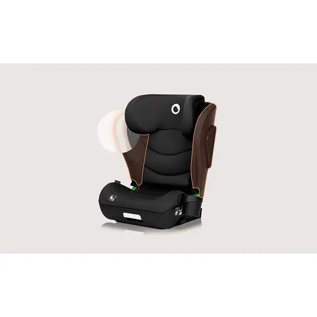 Scaun auto i-Size, Lionelo, Neal, Spatar reglabil in 4 pozitii, Tetiera in 10 pozitii, Suport sticla inclus, 15-36 Kg, 100-150 cm, Cu Isofix, Conform ECE R129, Negru BYNLO-NEAL_I-SIZE_BLACK_CARBON