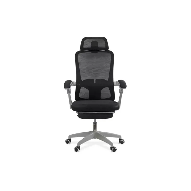 Scaun ergonomic cu tetiera OFF 430, mesh, suport picioare, polipropilena, 100 kg DRM10075