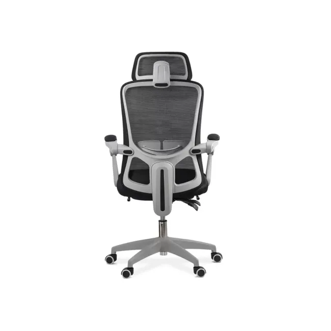 Scaun ergonomic cu tetiera OFF 430, mesh, suport picioare, polipropilena, 100 kg DRM10075