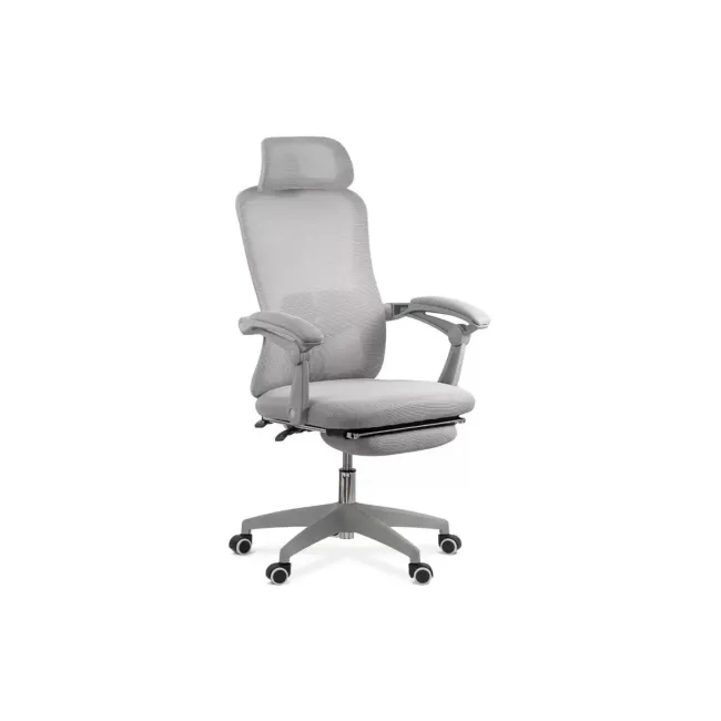 Scaun ergonomic cu tetiera OFF 430, mesh, suport picioare, polipropilena, 100 kg DRM10075