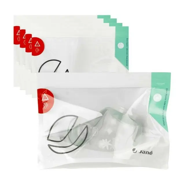 Set 5 pungi de sterilizare, Jane, Pentru microunde, Gata in 90 de secunde, 28 x 21 cm BYN8420421091654
