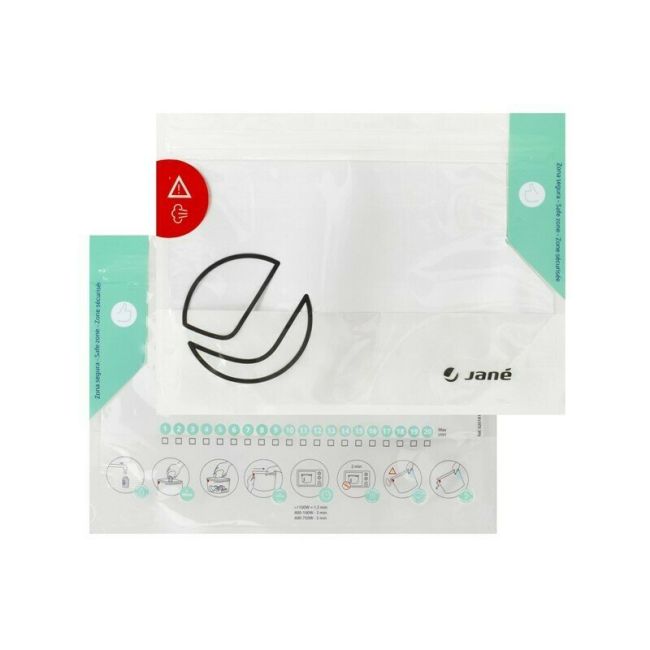 Set 5 pungi de sterilizare, Jane, Pentru microunde, Gata in 90 de secunde, 28 x 21 cm BYN8420421091654