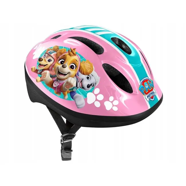 Set casca protectie, genunchiere si cotiere, Stamp, Disney, Sigure si confortabile, Reglabile, Conform cu EN1078, Marime 50/56 cm, 3 ani+, Paw Patrol BYNPG340507