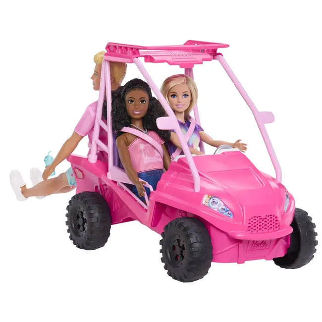 BARBIE MYSTERIES DETECTIVI PE PLAJA MASINUTA BUGGY SI ACCESORII VIVMTJFV68