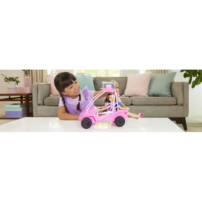 BARBIE MYSTERIES DETECTIVI PE PLAJA MASINUTA BUGGY SI ACCESORII VIVMTJFV68