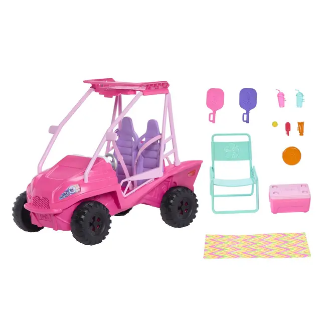 BARBIE MYSTERIES DETECTIVI PE PLAJA MASINUTA BUGGY SI ACCESORII VIVMTJFV68
