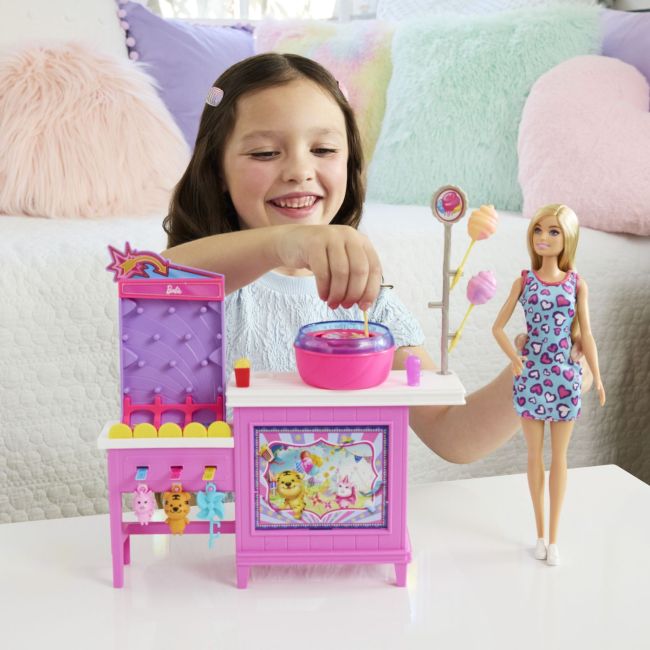 BARBIE MYSTERIES DETECTIVI PE PLAJA SET CABINA DE JOCURI SI PAPUSA BARBIE MALIBU CU ACCESORII VIVMTJFV67