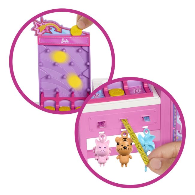 BARBIE MYSTERIES DETECTIVI PE PLAJA SET CABINA DE JOCURI SI PAPUSA BARBIE MALIBU CU ACCESORII VIVMTJFV67