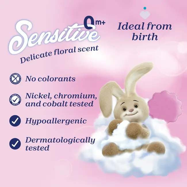 Balsam concentrat Chicco, pentru haine. Delicate Flowers, 750ml, 0luni+ CHC0587610-7