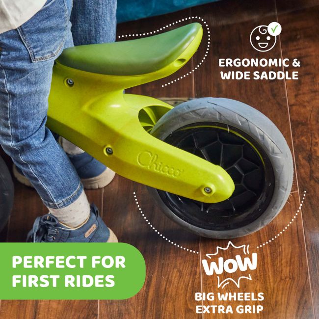 Bicicleta copii Chicco Green Hopper ecologica pentru echilibru, 18luni+ CHC11055-1