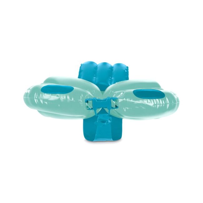 Colac ajustabil pentru bebelusi, Jane, Ideal pentru primele lectii de inot, Aquarel Blue BYN8420421076446