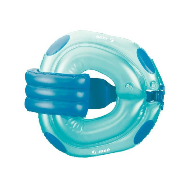 Colac ajustabil pentru bebelusi, Jane, Ideal pentru primele lectii de inot, Aquarel Blue BYN8420421076446