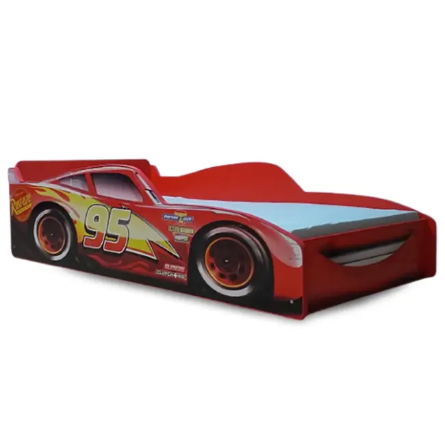 Pat in forma de masina, fulger car, 160x80 cm ptv4393