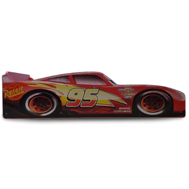 Pat in forma de masina, fulger car, 180x80 cm ptv4394