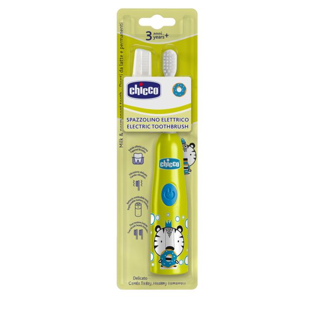 Periuta de dinti electrica pentru copii Chicco Tiger, 3ani+ CHC1208511-7