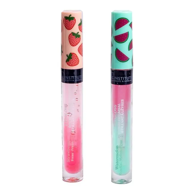 Set 24 luciu de buze cu aroma de capsuni si pepene verde 26029,  IDC Institute