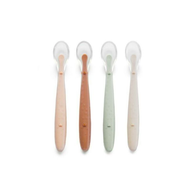 Set 4 lingurite, Jane, Din silicon, 1.2 x 1.5 x 14.7 cm, BPA Free, Sunset BYN8420421093306