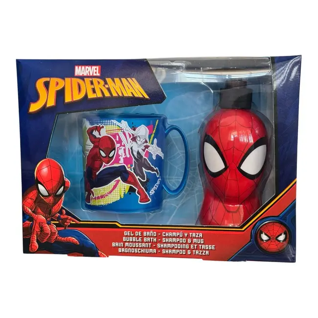 Set copii cu gel de dus/sampon si cana &ndash; Marvel Spider-Man, 2564