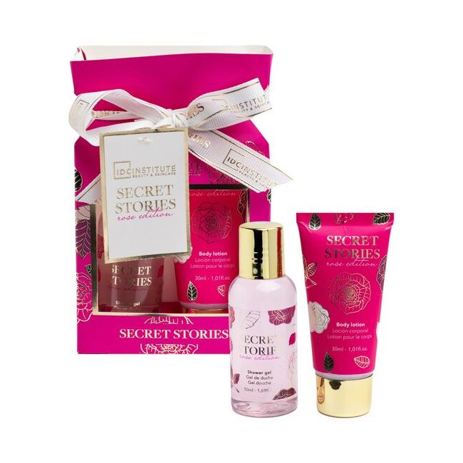 Set ingrijire corporala Secret Stories, Rose Edition, IDC Institute 42288