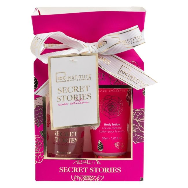 Set ingrijire corporala Secret Stories, Rose Edition, IDC Institute 42288