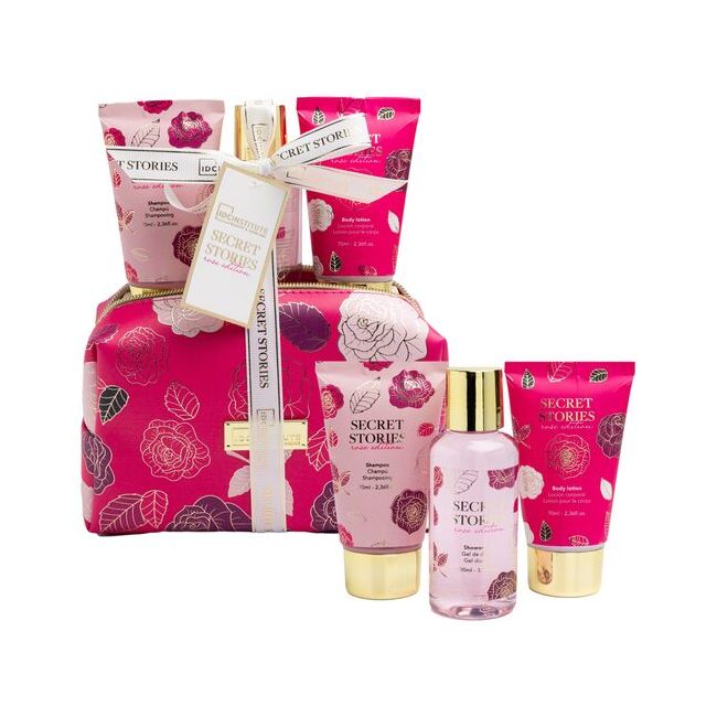 Set ingrijire corporala Secret Stories, Rose Edition, IDC Institute 42294